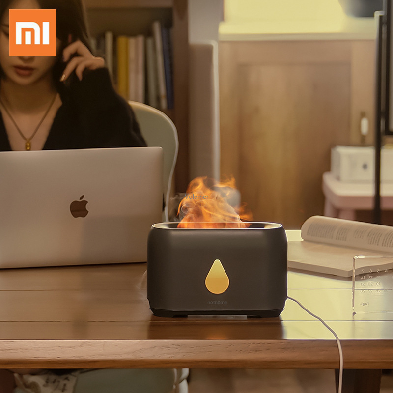 Xiaomi Youpin Nordic Oumu humidifier NJH18 small flame aromatherapy machine flame humidifier aromatherapy atmosphere Night lamp