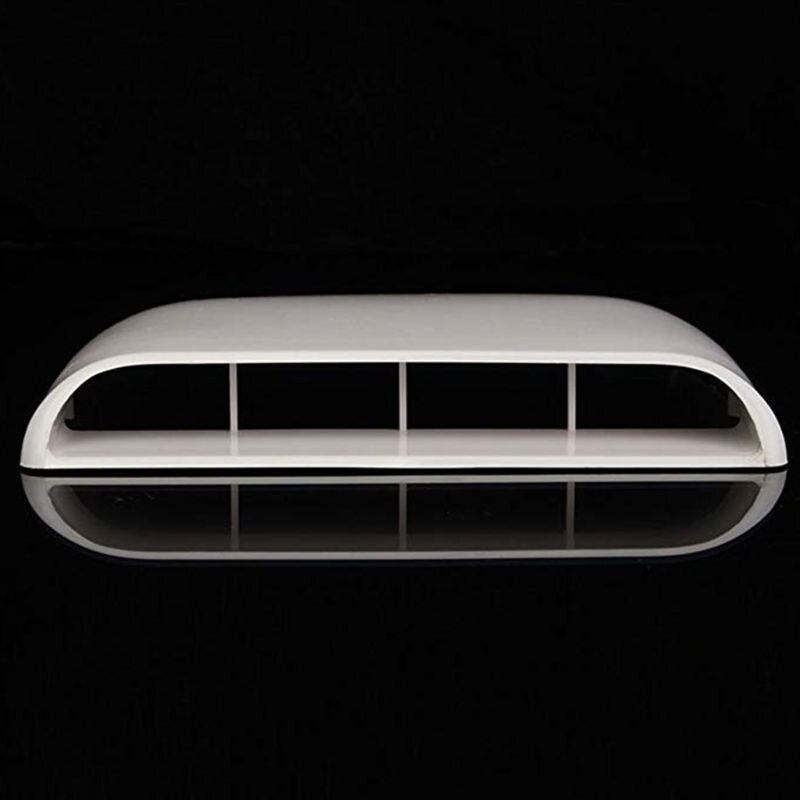 1pcs Car Bonnet Hood Scoop Air Flow Intake Vent Cover Decorative 27*25cm H4GC