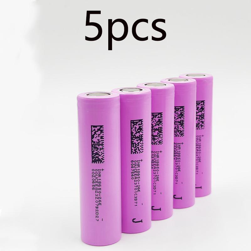 18650 Battery 100% Genuine INR18650-26E 2600mAh 3.7V 20A Rechargeable 18650 Lithium Ion Battery for Toys Power Tools Flashlight: Blue