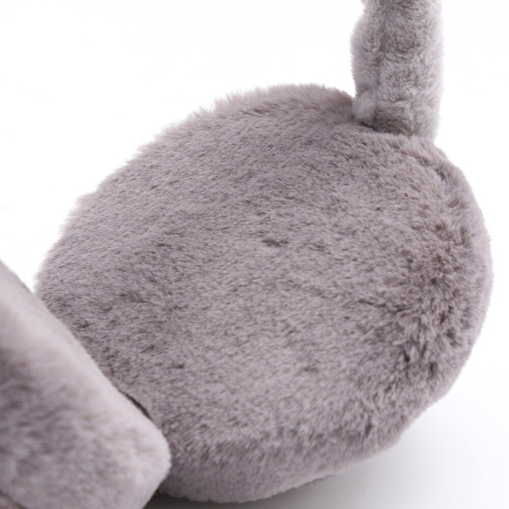 Foldable Earmuffs Hamburger Ear Warmers Unisex Winter Warm Ear Covers (Grey)