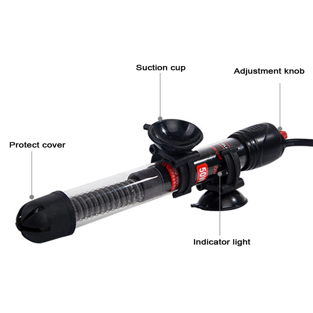 25 W/50 W/100 W/200 W/300 W Aquarium Heater Aquarium Glas Heater Temperatuurregelaar 17-35C Verstelbare Thermostaat Verwarmingselement