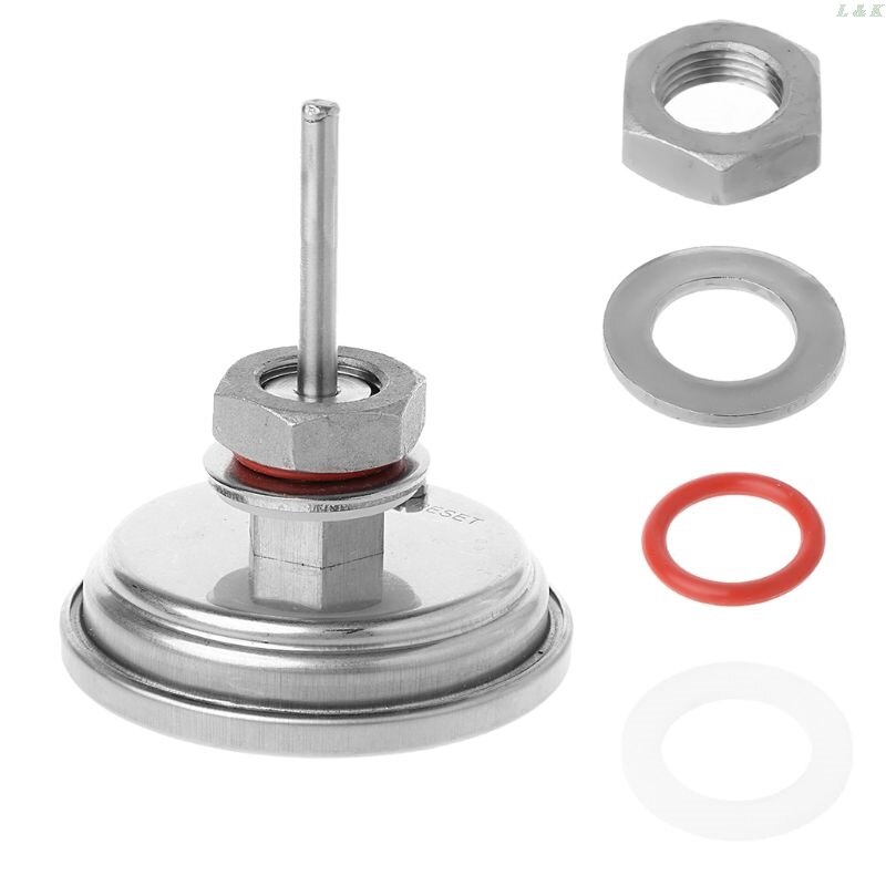 3 "Dial Analoge Homebrew Thermometer Kit 2" Probe 0-220 Graden Homebrew Bier Ketel Wijn Met Noten o-Ring Ring Pxpc