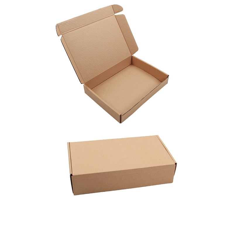10Pcs Brown Corrugated Box Very Hard Box Mailers Small Jewelry Packaging Courier Boxes Phone Case Express Box Package