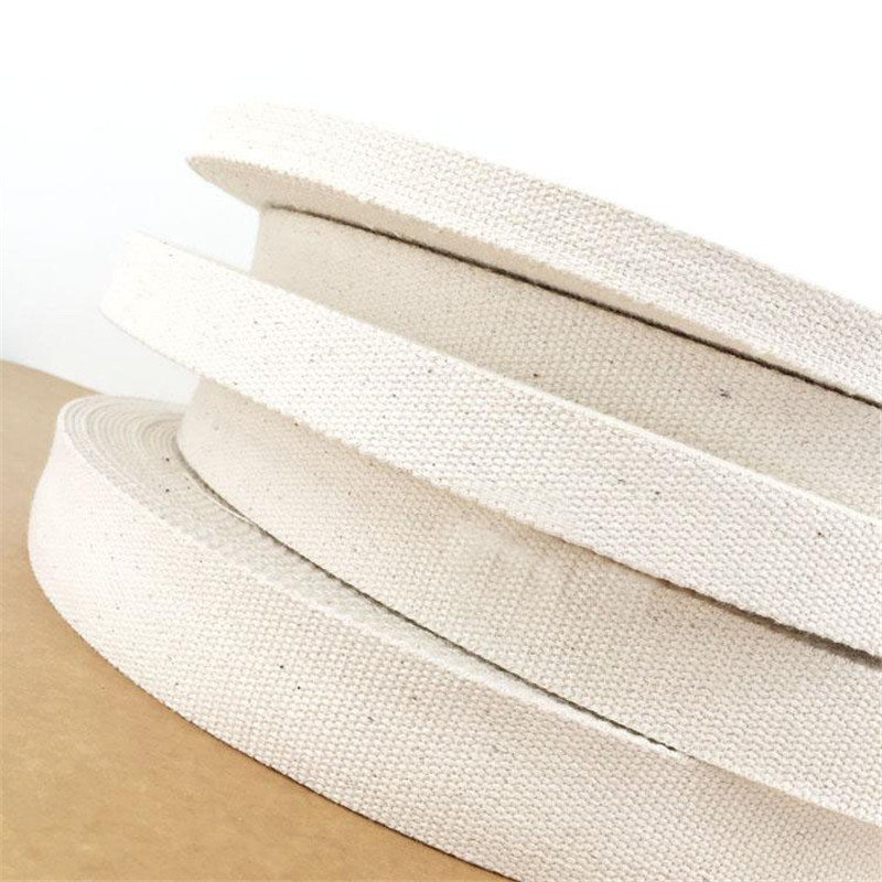 15mm/20mm/25mm/30mm/38mm 10 meter Beige Canvas Lint heuptas singels/label lint/Bias binding tape Diy ambachtelijke projecten