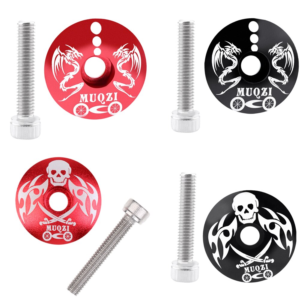 Bike Headset Top Cap Riser Stem Cover For MTB Road Bike Fixed Gear 1 1/8"