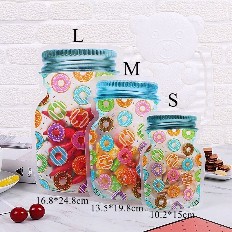 1pack Donuts Candy Bags Cookies Packaging Boxes for Kids Girl Donuts Happy Birthday Party Supply Wedding DIY Crafts Decorations