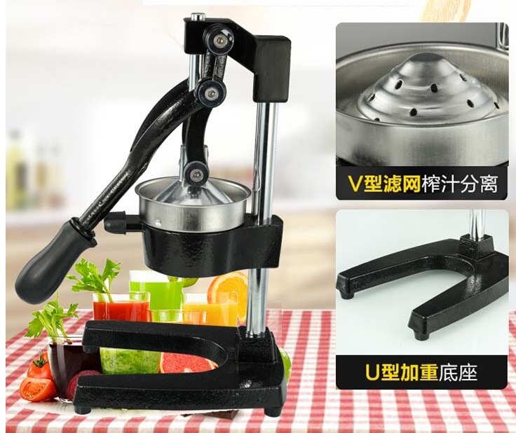 Manual Juicer Multi-function Machine Stainless Steel Fruit Juicer Commercial