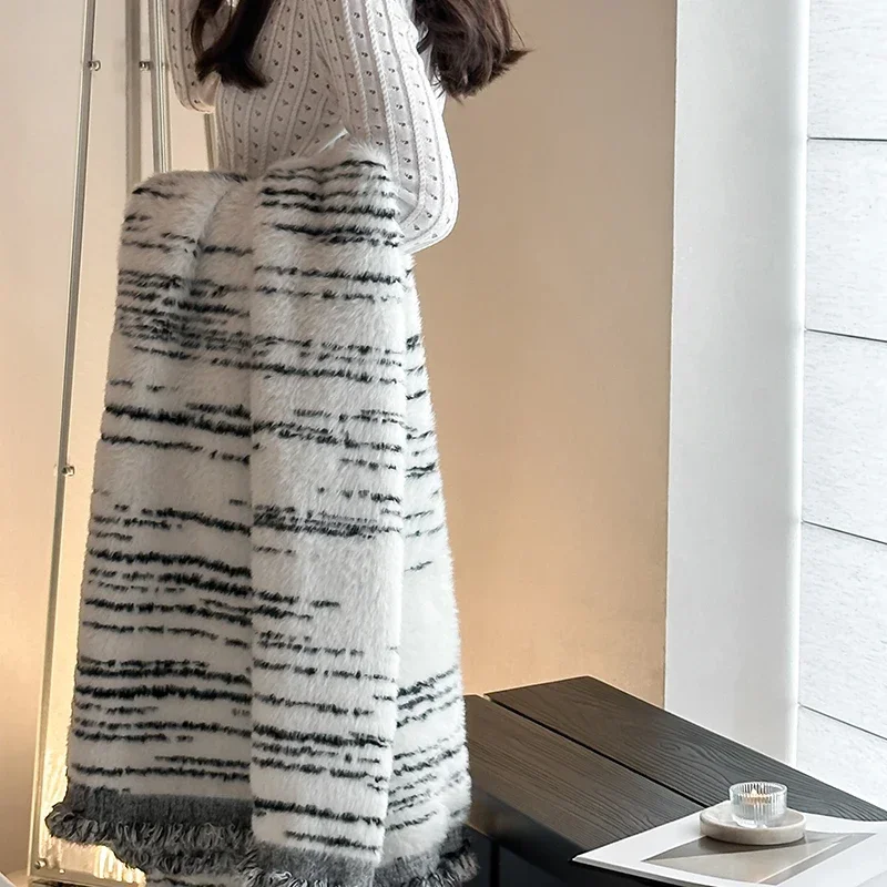 Nuova coperta calda autunno inverno in pelliccia di visone imitazione di fascia alta per letto coperte Jacquard con stampa leopardata di lusso per divano sedia a sdraio: Rosso