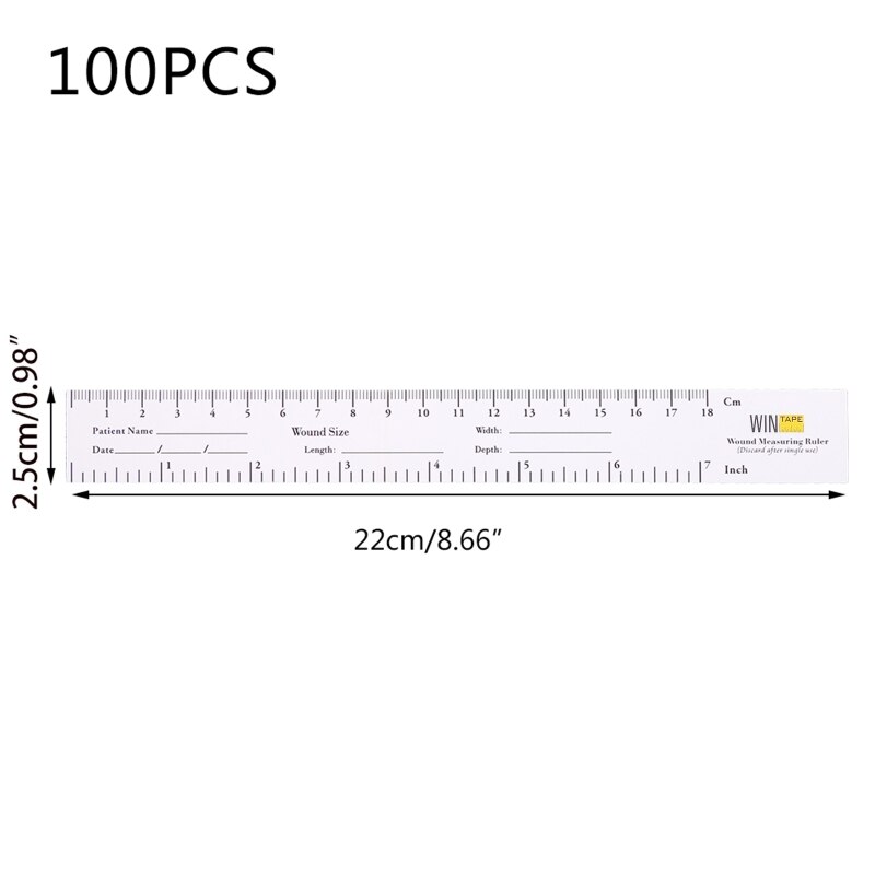 Paper Tape Measure Disposable Wound Measuring Ruler Educare Measuring Tape Wound Measurement Tool Me dical Measurement