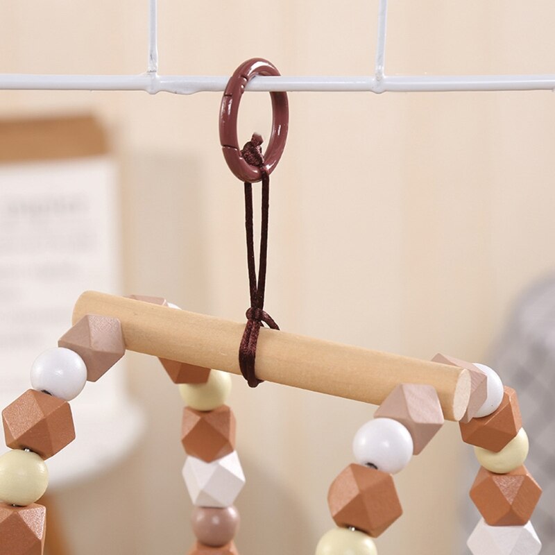 Vogel Speelgoed Schommel Papegaai Staande Baars Kooi Opknoping Chew Speelgoed Met Kleur Houten Kralen Bel Voor Budgie Parkiet Vink