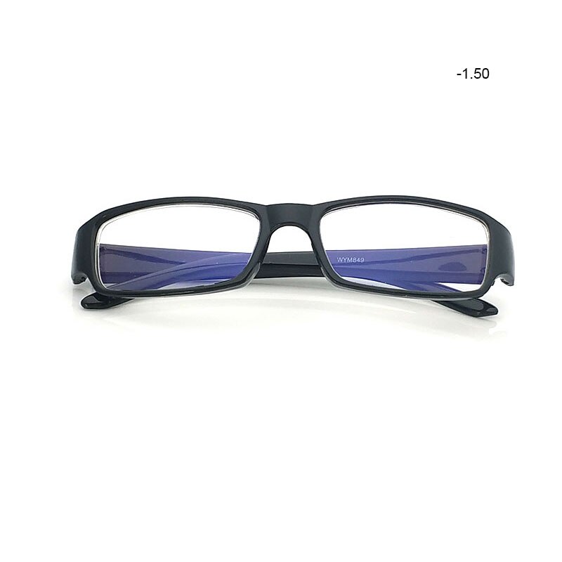 Lunettes anti-stress myopie | Cadre de Spectacle à miroir bleu, 100 -150 -200 -250 -300 -350: minus 150