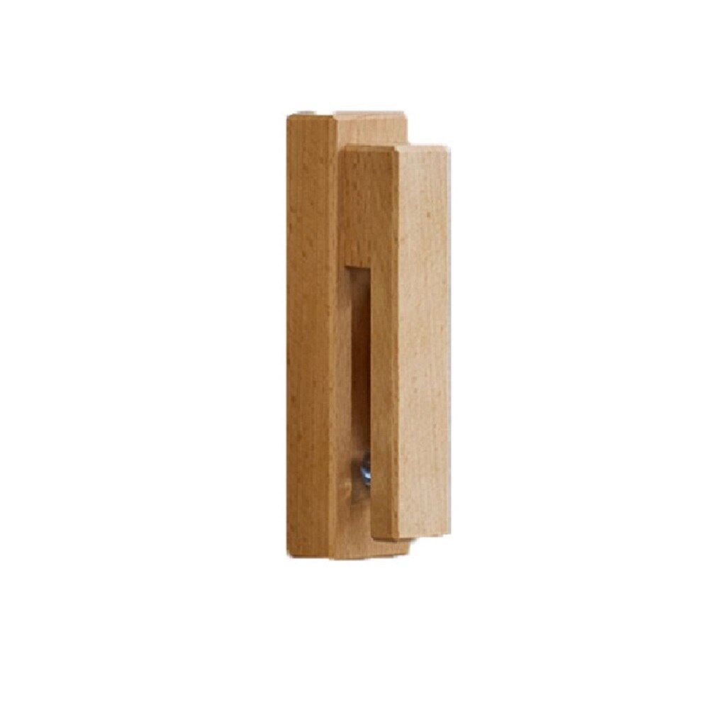Toallero portátil para el hogar, gancho de madera montado en la pared, bolsa de toalla, colgador montado en la pared para ropa: A