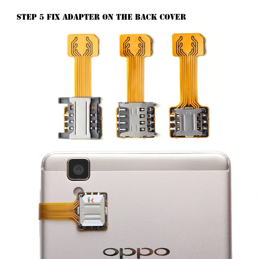 1PC DIY Practical Universal TF Hybrid Sim Slot Dual SIM Extender Card Adapter Micro SD Extender Nano Cato Android Phone Parts