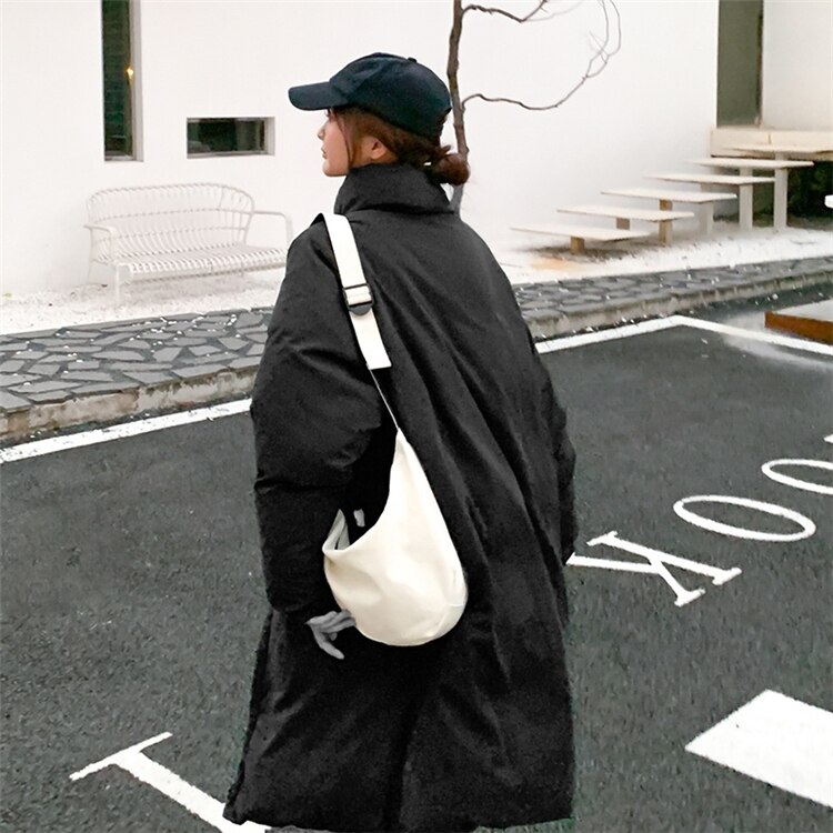 Colorfaith – parka d'hiver et de printemps pour femme, manteau Long surdimensionné de avec poches et col montant, nouveauté , CO850