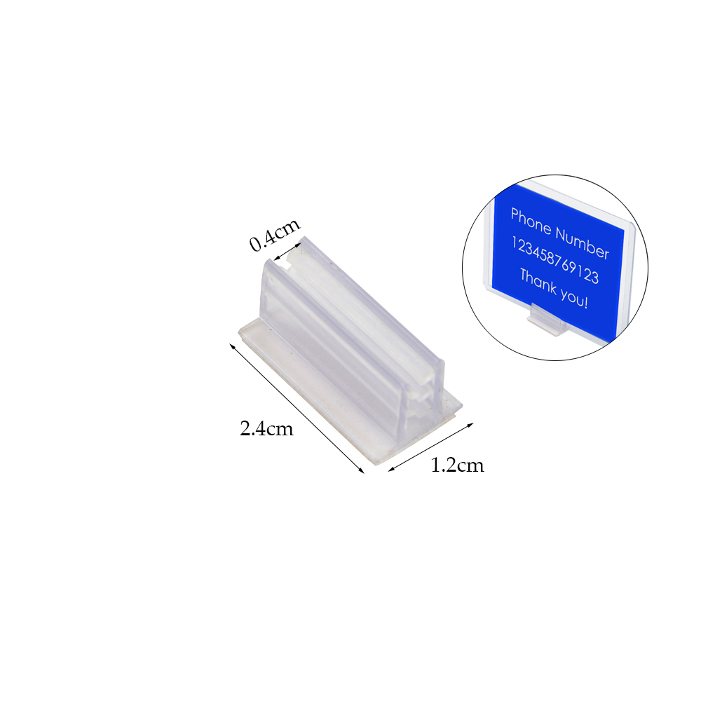 Multi-zweck Supergrip Pvc Zeichen Halter Kunststoff Greifer: 6