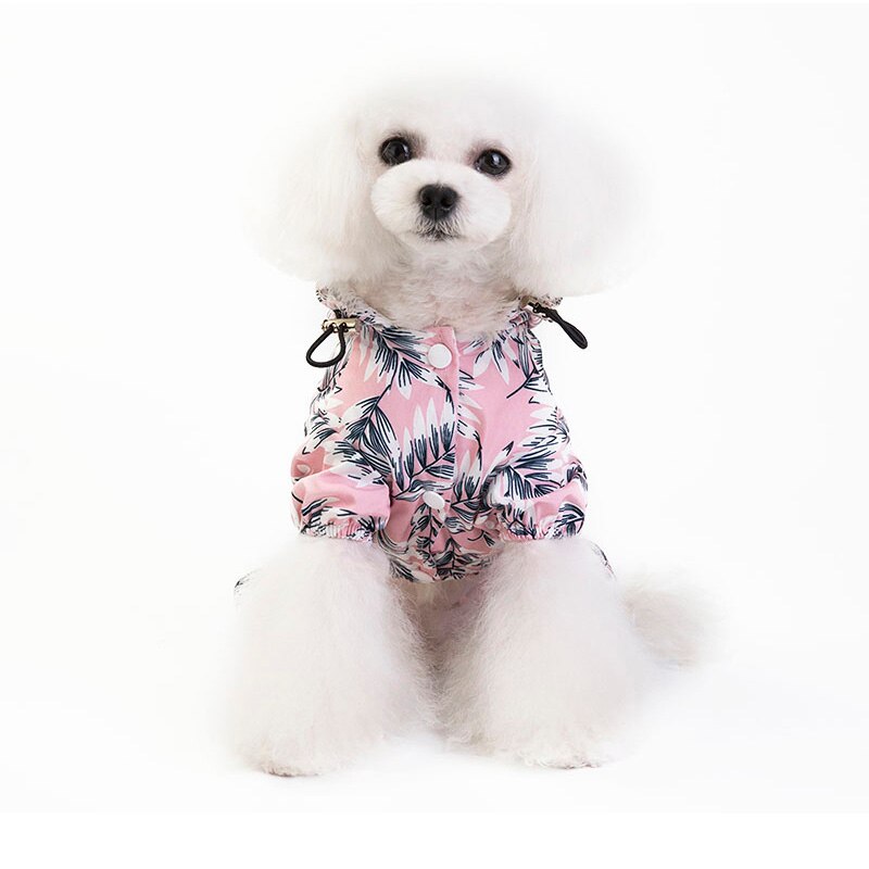 Chic Pet Dog Raincoat Waterproof Dog Coat Poncho Puppy Chihuahua Poodle Outfits Small Dog Clothes/Rain Coat Jacket