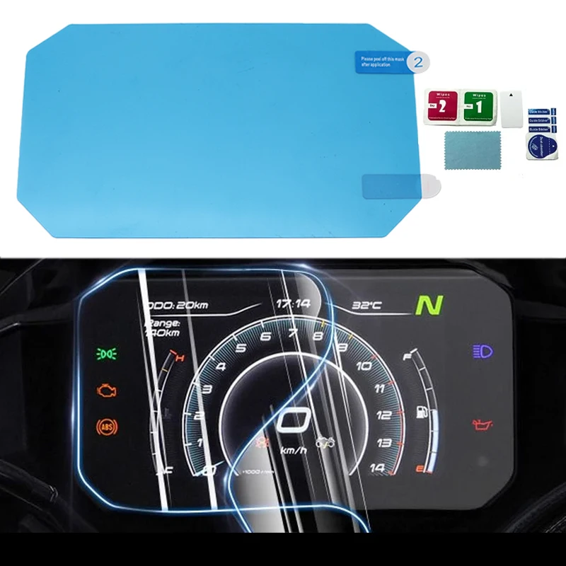 For CFMOTO 450MT 450mt 450 MT Motorcycle Scratch Cluster Screen Protection Panel Film Dashboard Screen Protector