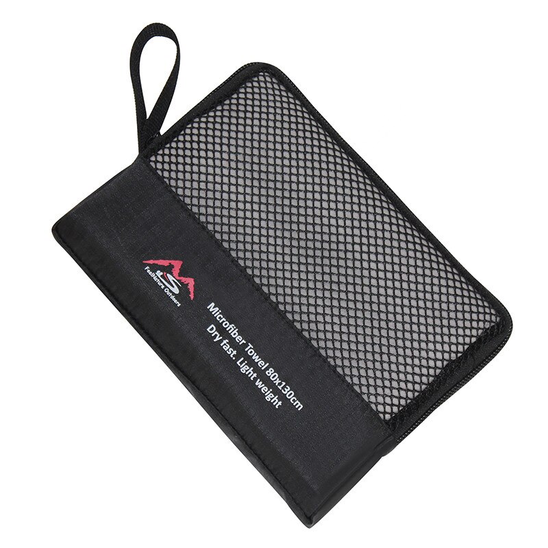 FeelNature Buiten Microfiber Handdoek Sneldrogende Handdoek Super Absorberende Ultra Compact geschikt voor Kamperen, Zwemmen, Gym, Yoga: Grey / 40x80cm