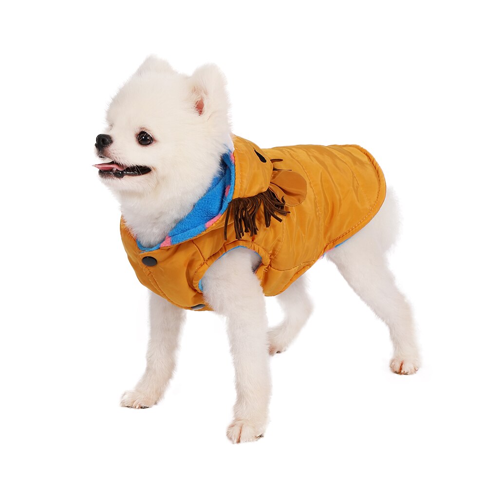 Śmieszne słodkie ubranka dla kotów lew kostium Cosplay na Halloween dla kota placki Halloween ubrania świąteczne kurtka wiatrówka z polaru