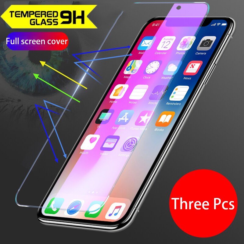 3Pcs HD glass For VIVO V3 Screen Protector Toughened Protective Film