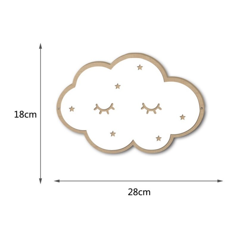 Cartoon Bunny Cloud Mirror Stickers Silver 3D Wall Stickers for Kids Rooms Party Wedding Decor DIY Self-adhesive Home Decor: A