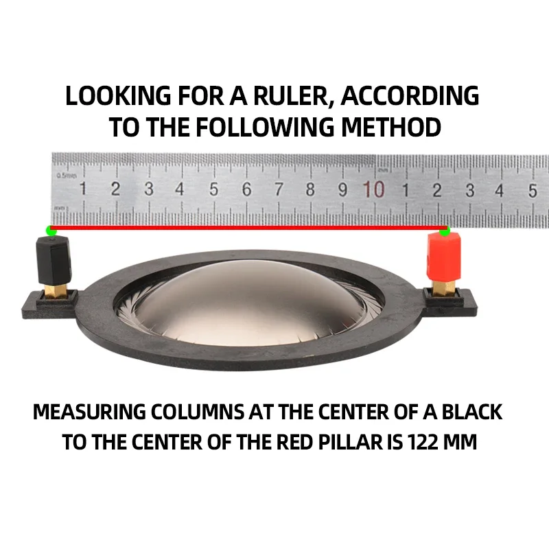 74.5- kjerners diskant-talespole 100-500w- lydhøyttaler titanfilm blåfilm komposittfilm 75.5mm diskantmembran