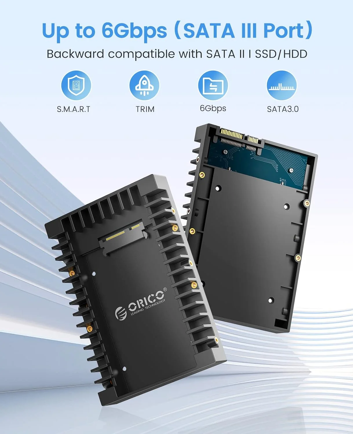 ORICO-Hard Drive Caddy Support SATA 3.0 Support HDD and SSD 2.5 In 7mm 9.5mm 12.5mm Computer Accessories