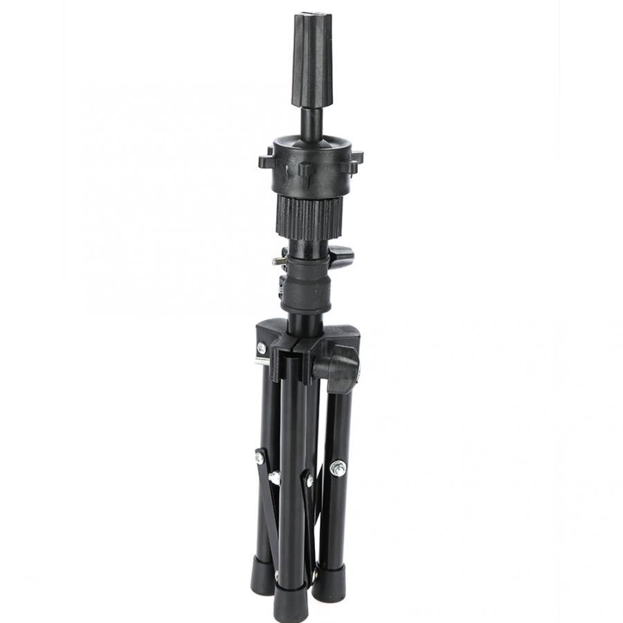 Adjustable Mannequin Head Stand False Head Hair Mannequin Head Hairdressing Training Head Holder Salon Model Mannequin Head Tripod Stand Holder Clamps Hair Style Tool For Various Hair Style