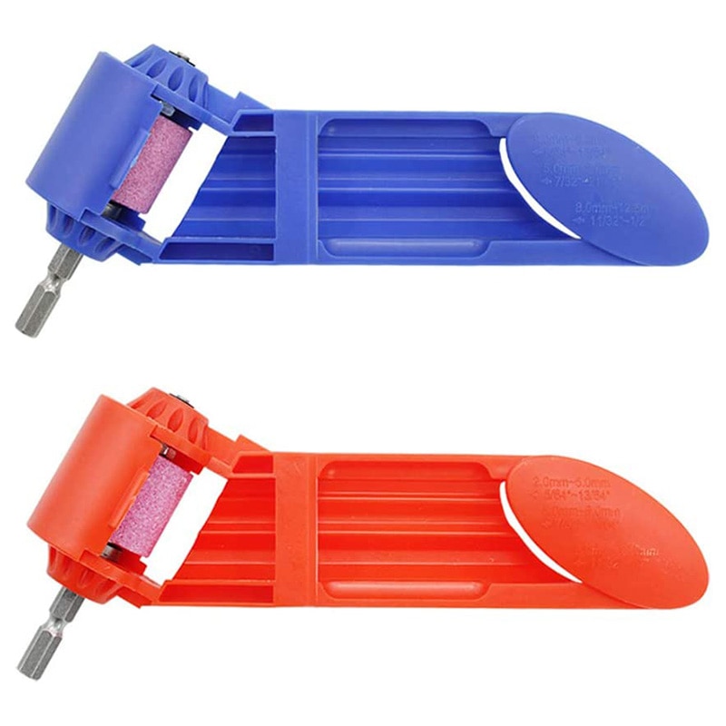2.0-12.5mm Portable Drill Bit Sharpener Corundum Grinding Wheel Bit Tool Twist Drill Bit Sharpening Machine Grinder Wheel Tool