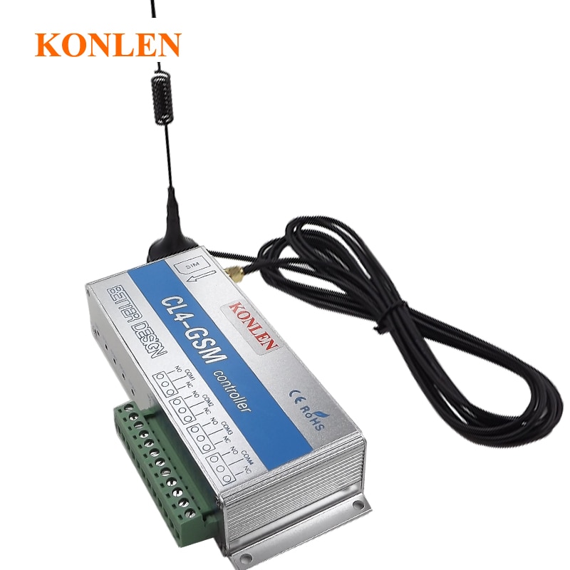 4 Channels GSM Relay Switch Call Sms Remote Control Controller Home Appliance on off Door Opener Quad band 850/900/1800/1900mhz