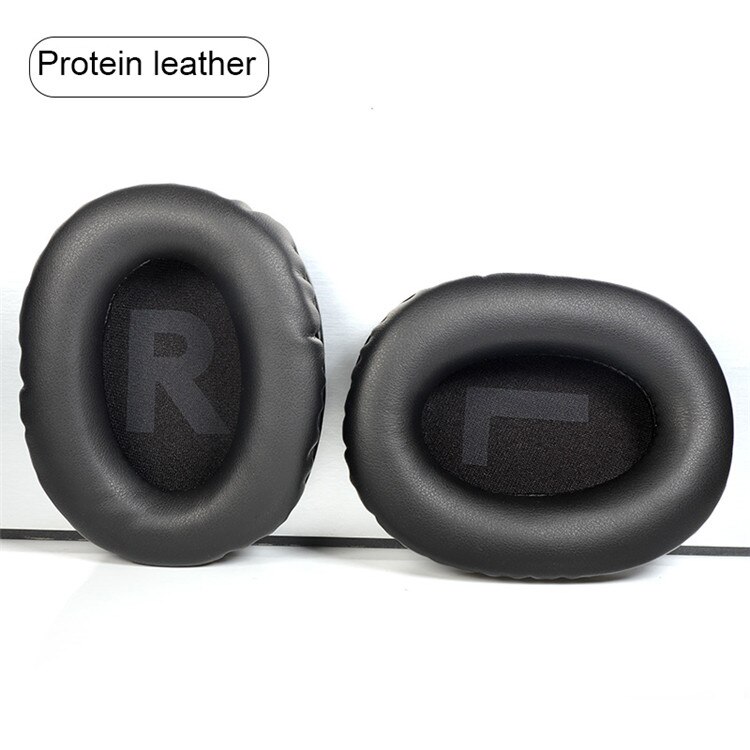 Almohadillas de repuesto para auriculares Logitech G Pro X, accesorios de funda para auriculares: Black  Leather