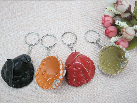 20pcs mini baseball glove keychain key ring Souvenir pendant children&#39;s Day promotional student school AD souvenir