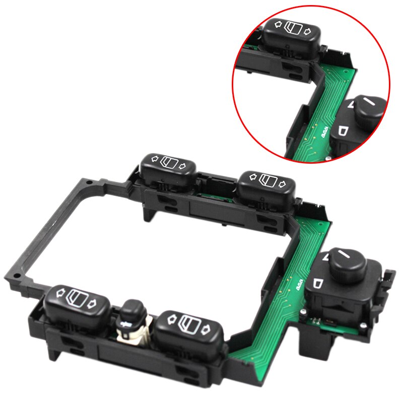 Substituição do interruptor da janela de energia se encaixa para 1996 benz c220 1997-98 mercedes benz c230 1994-97 mercedes benz c280 1995-97 m