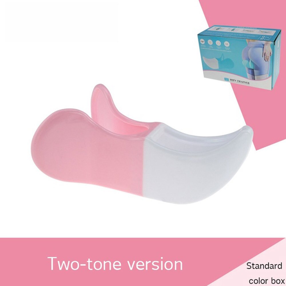 Bladder Control Device Hip trainer Pelvic Floor Muscle Inner Thigh Buttocks Exerciser Bodybuilding Home Fitness Beauty Equipment: Pink with box