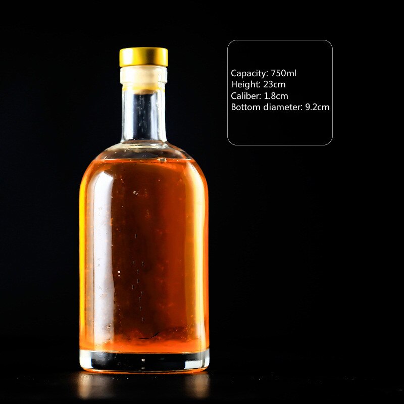 200ml-750ml Handmade Vodka Wine Bottle Fruit Wine Bottle Sake Rice Hip Flask Tea-Seed Oil Spice Jar Keep Fresh: 750ml