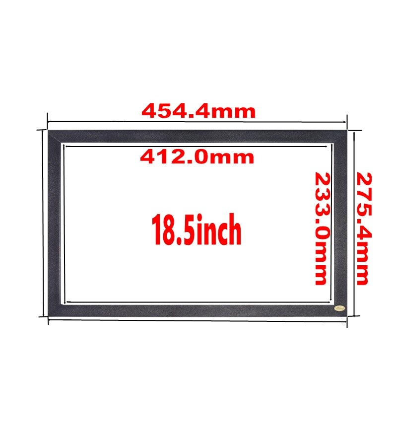 Zzdtouch 18.5 Inch Infrarood Touch Screen 2 Punten Touch Panel Ir Touch Frame Voor Monitori Pc Raspberry Pi Windows Android linux