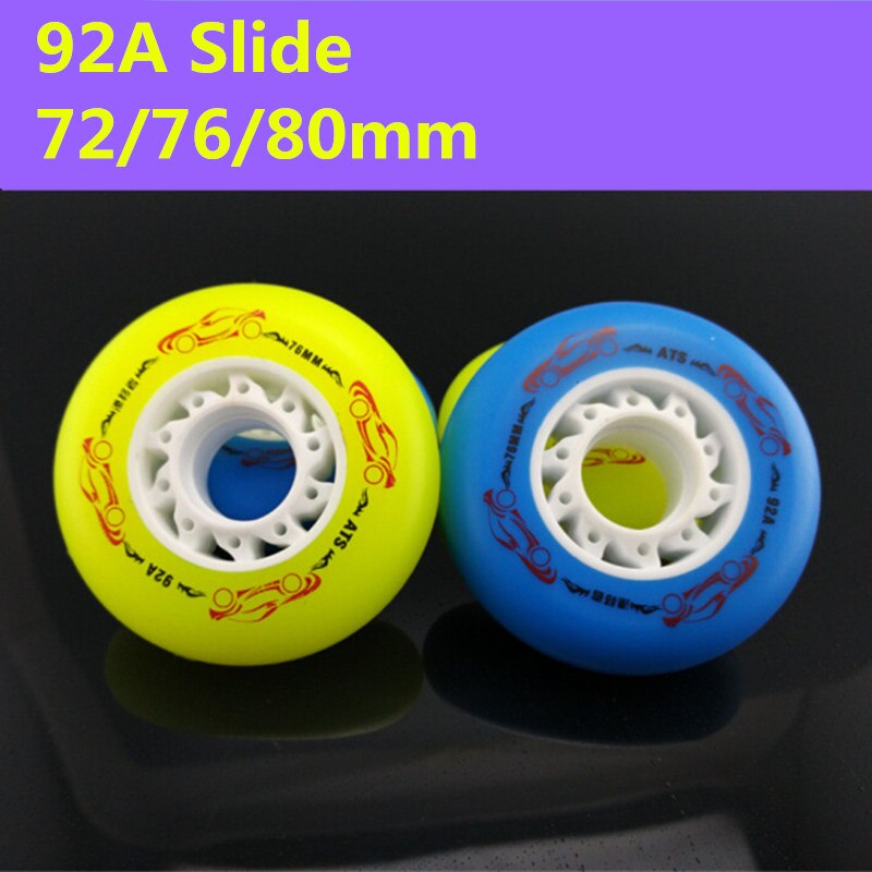 92A sliding remmen wiel 4 stks/partij originele ATS inline skates wiel, voor sliding remmen schaatsen SEBA patins