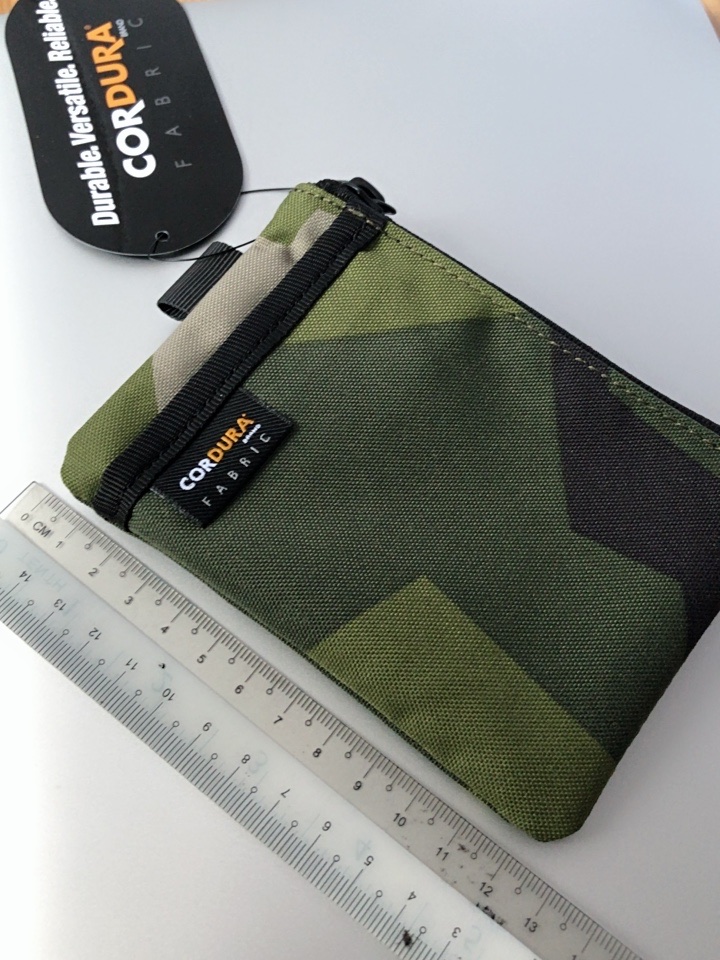 Vattentät liten plånbok i japansk stil cordura tyg plånbok kortväska ykk plånbok ungdomsplånbok visitkortshållare studentplånbok