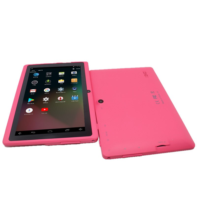 Q88 Pro 7 Inch Allwinner A33 Tablet Quad Core 512Mb + 8Gb Goedkope Android 4.4 Kids Tablet Pc 1024*600 Dual Camera Bluetooth