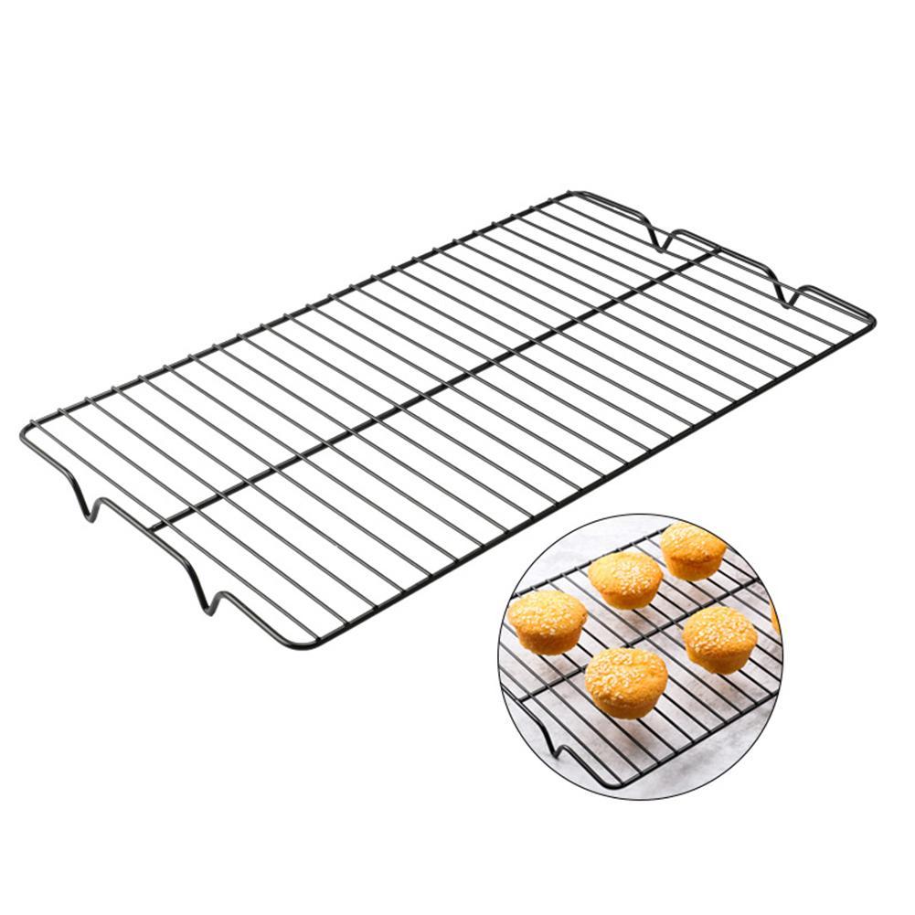 Hoge Carbon Staal Anti-aanbak Taart Koeling Rack Cooling Grid Tray Biscuit Cookie Koekjes Brood Muffins Cake Cooler Rack Stand