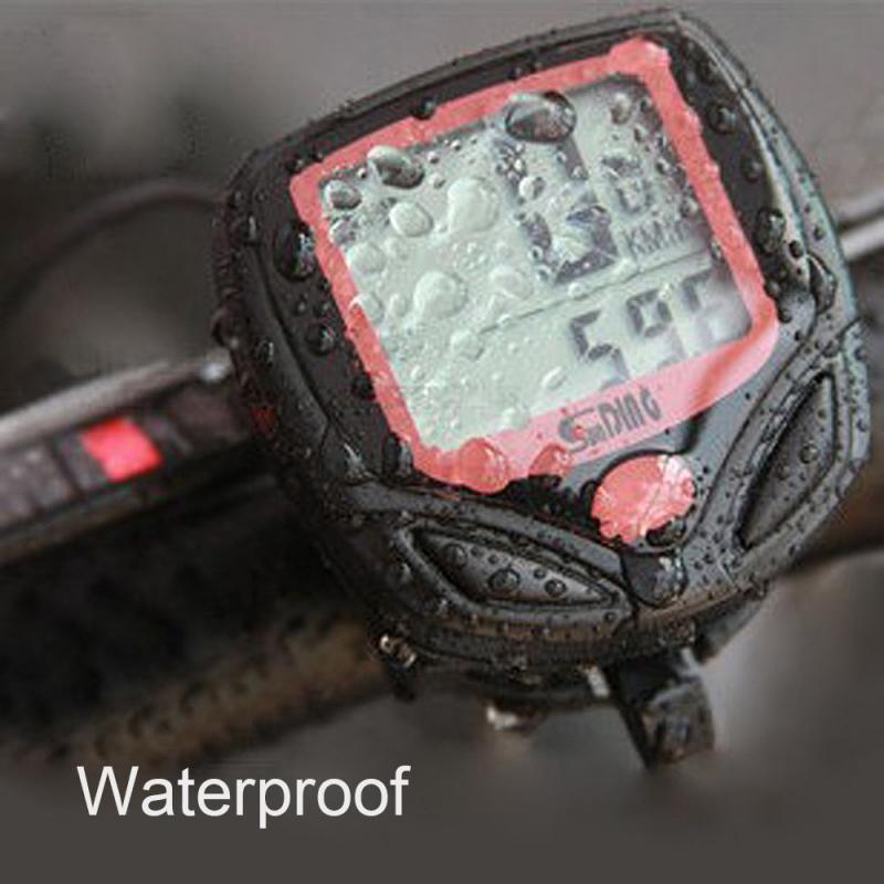Waterproof Bicycle Speedometer Bicycle Odometer Bicycle Computer Bicycle Speedometer Riding Computer Digital LCD Computer