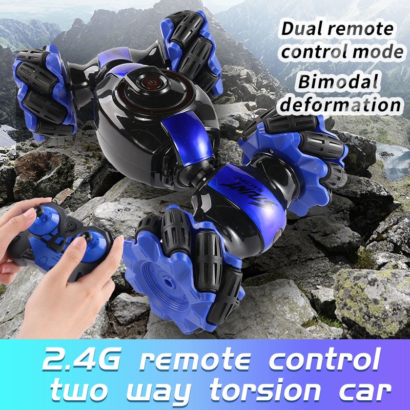 Rc Auto 4WD Remote Controlled Machine 360 ° Stunt Auto Drift Double Side Klimmen 2.4Ghz Gesture Control Speelgoed Auto speelgoed Voor Jongens