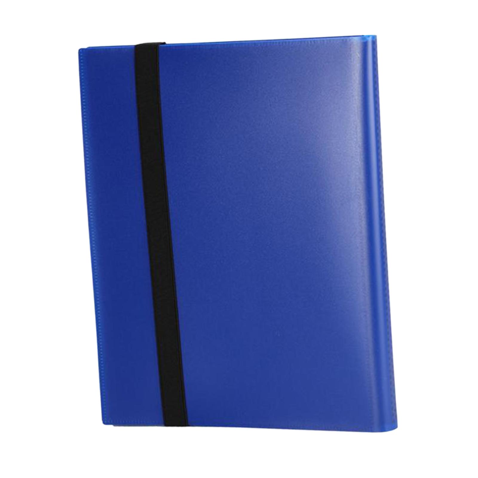 Raccoglitore per il trasporto di carte collezionabili Robusto porta carte Cartelle album 21x17,5 cm boh per carte: Blu