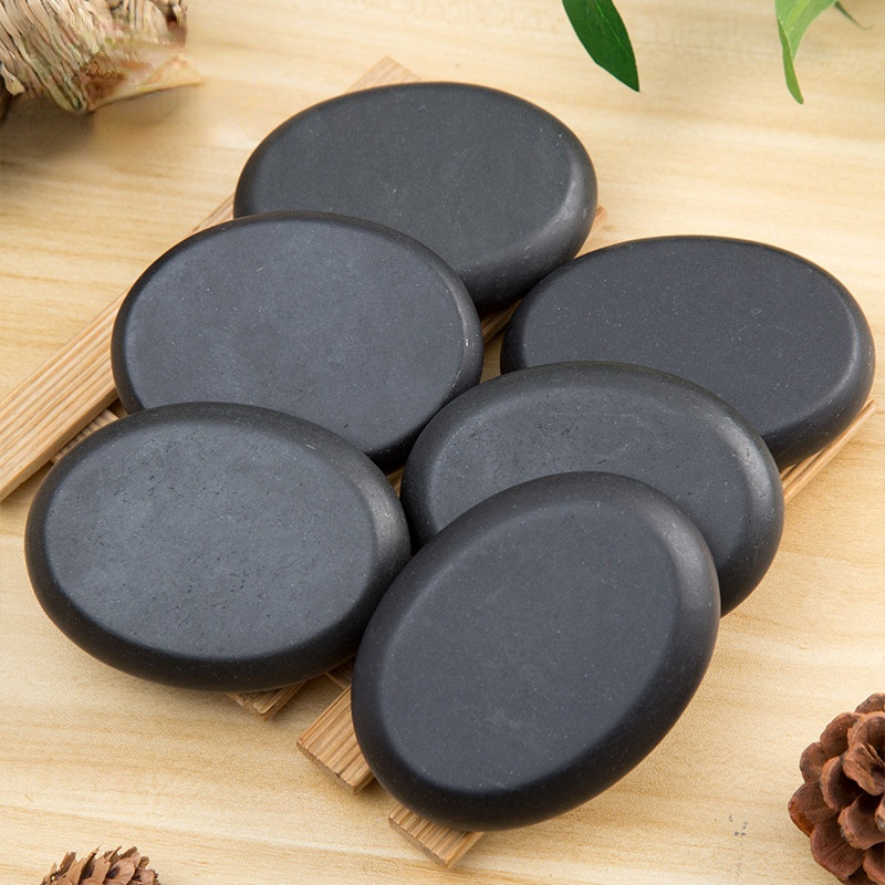 1PC Natural Face Massage Stone Lava Basalt Stone for Spa Massage Therapy Body Facial Massage Therapy Stone