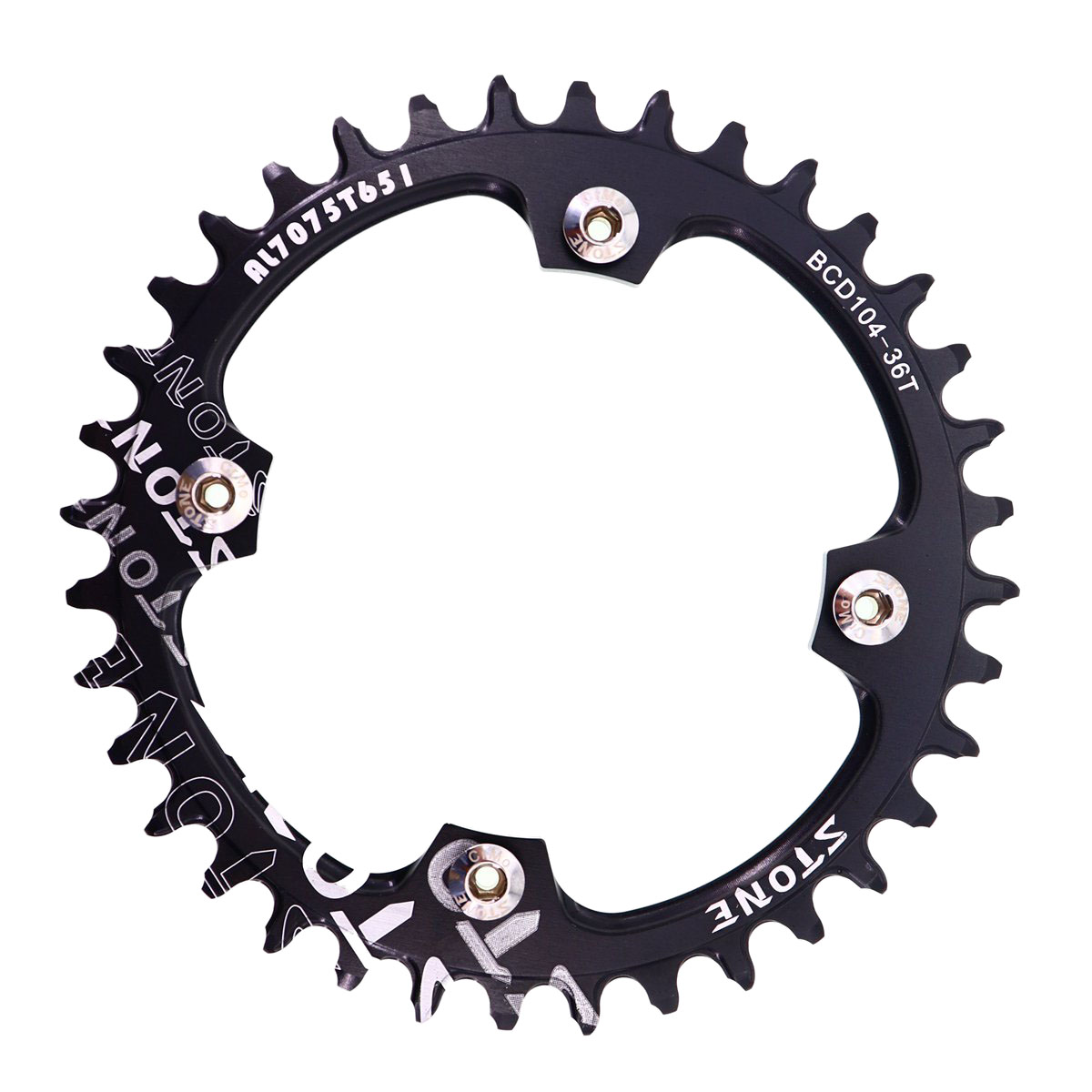 Steen Kettingblad Ronde 104BCD Voor Shimano M780 M610 670 Voor Sram X0 X7 X5 X9 40 42 44 46 48T Fiets Kettingwiel 12 S 12 Speed 104 Bcd