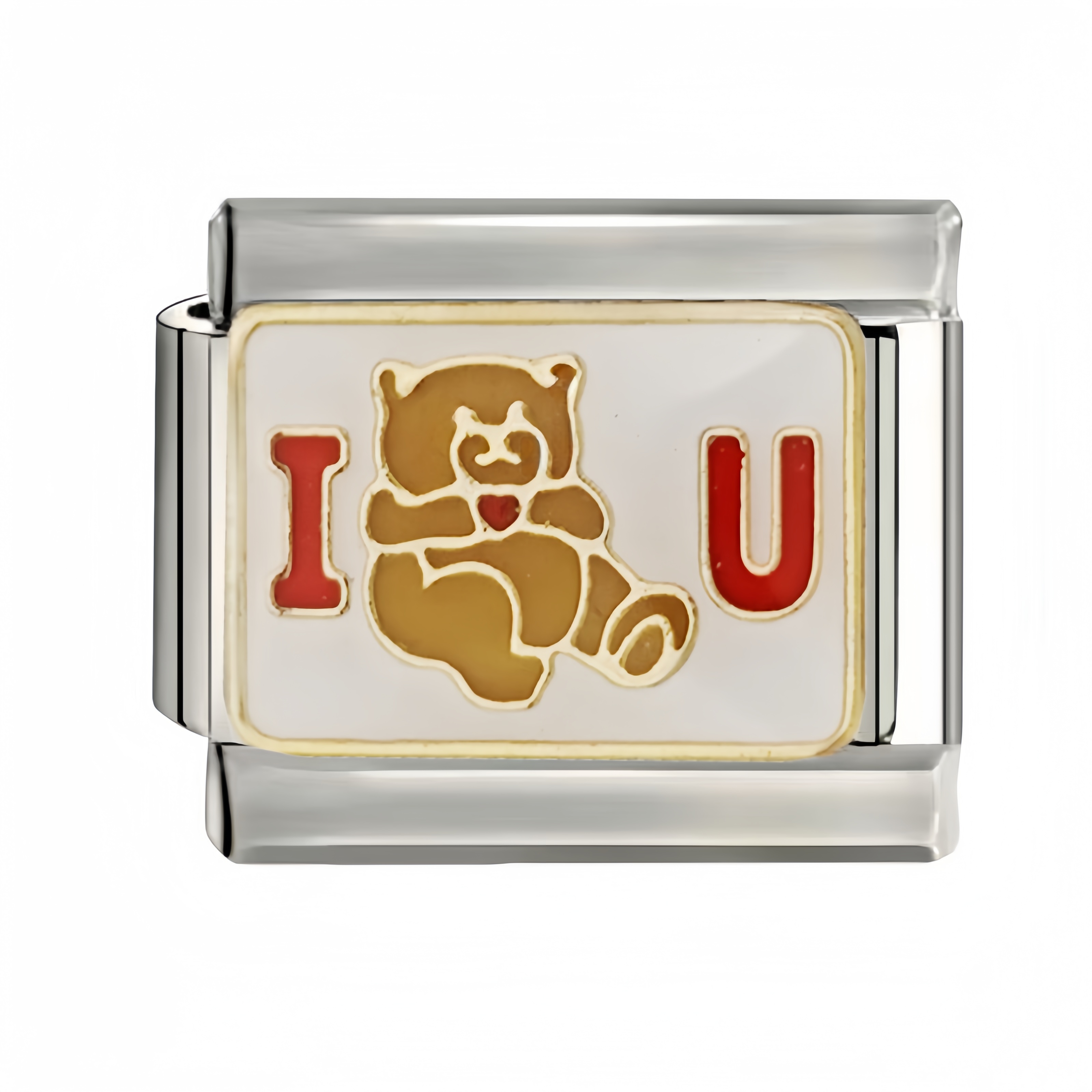 Women's Cute Cat Italian Charms Links Beads Fit 9mm Stainless Steel Bracelet Making Jewelry