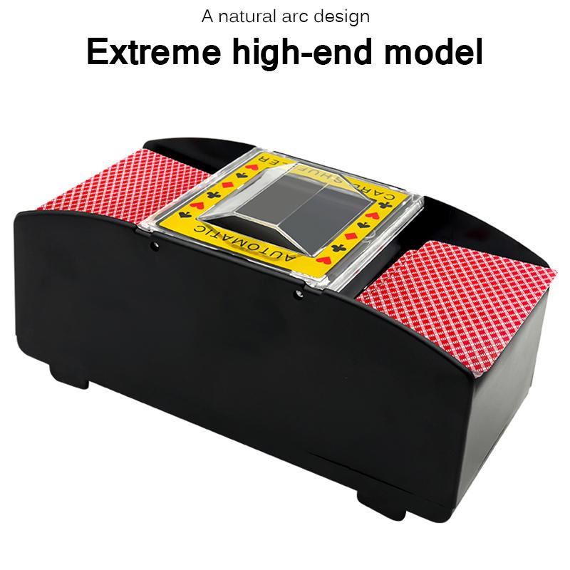 Jeu de cartes automatique électrique Poker Shuffle Machine jeu de société cartes à jouer divertissement de fête et jeux de cartes essentiels