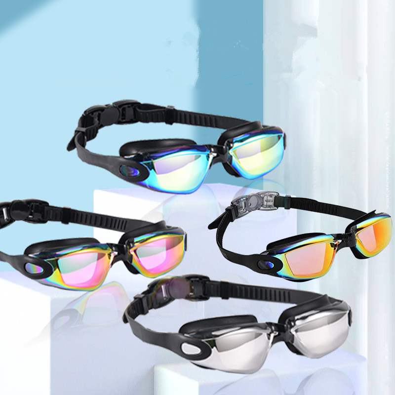 ARENA Kein Auslaufen, Anti-Beschlag, vollständiger Schutz, HD-Schwimmbrille, für Herren und Damen, verstellbare, auslaufsichere Schwimmbrille für Erwachsene