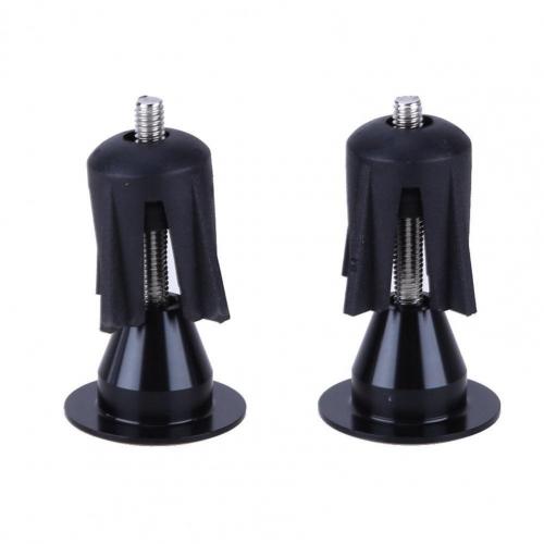 Verkoop! 2 Stuks Aluminium Mountain Fiets Fietsen Stuur 17-22Mm End Stopper Pluggen Caps: Black