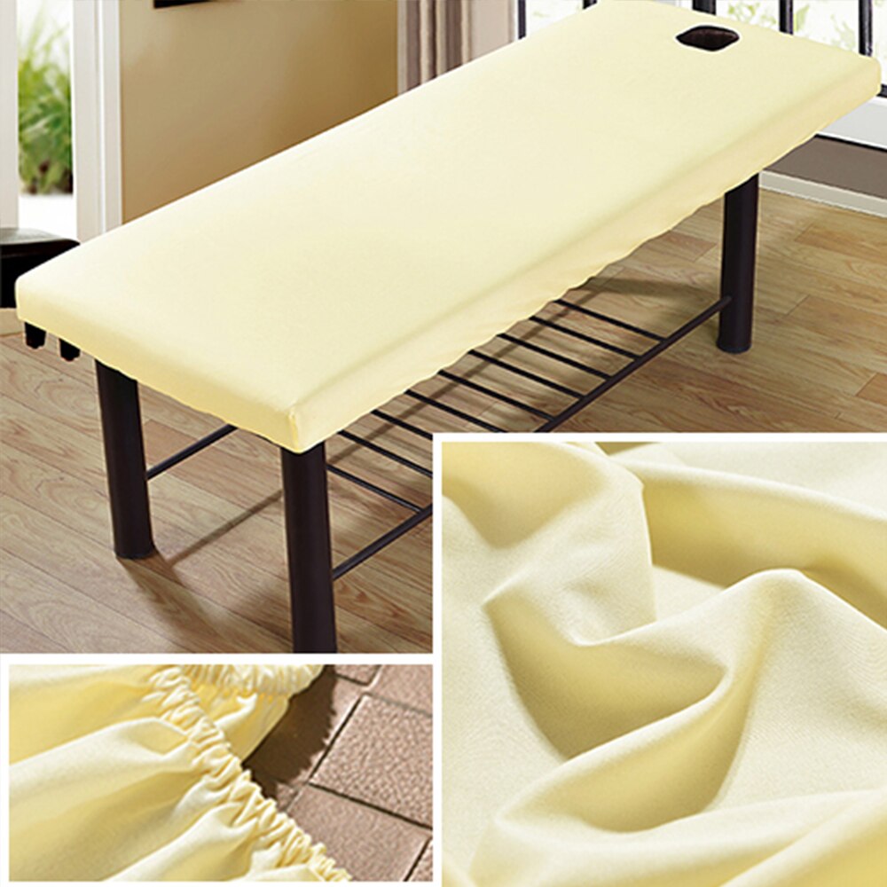 6 kleuren beautybedovertrek voor schoonheidssalon massage elastische spa bedtafel salon bank beddengoedovertrek 190 x 70cm